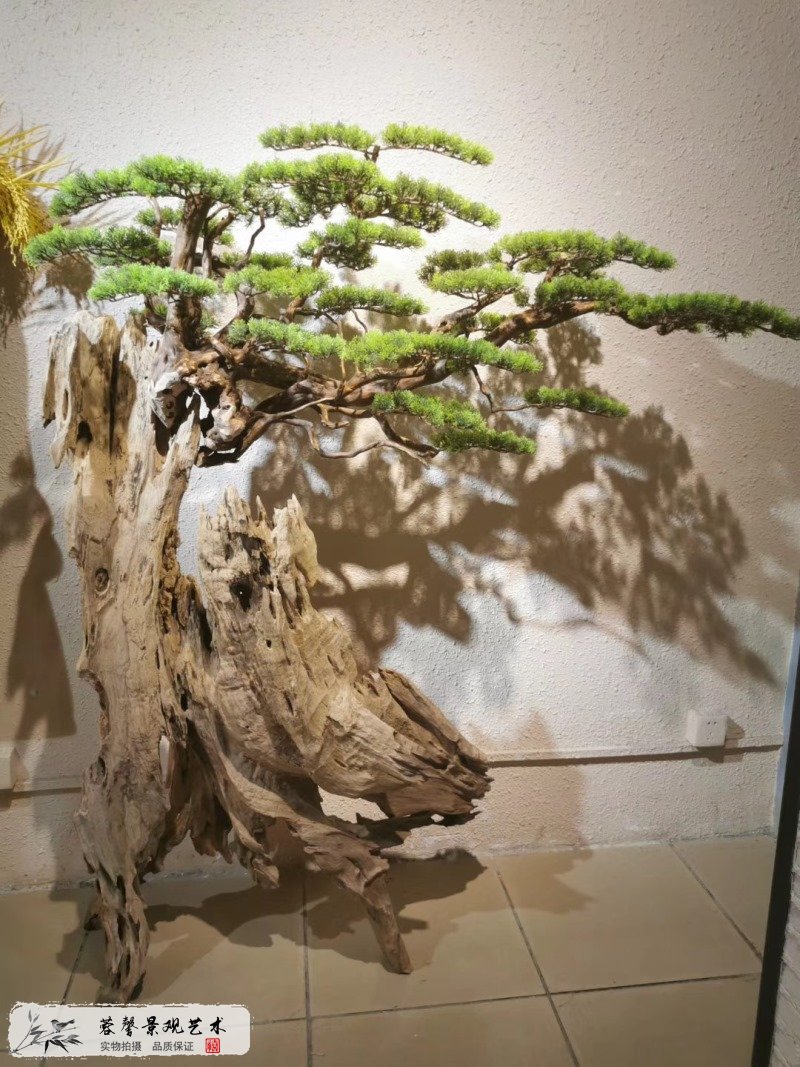 仿真迎客松獨立造景迎客松