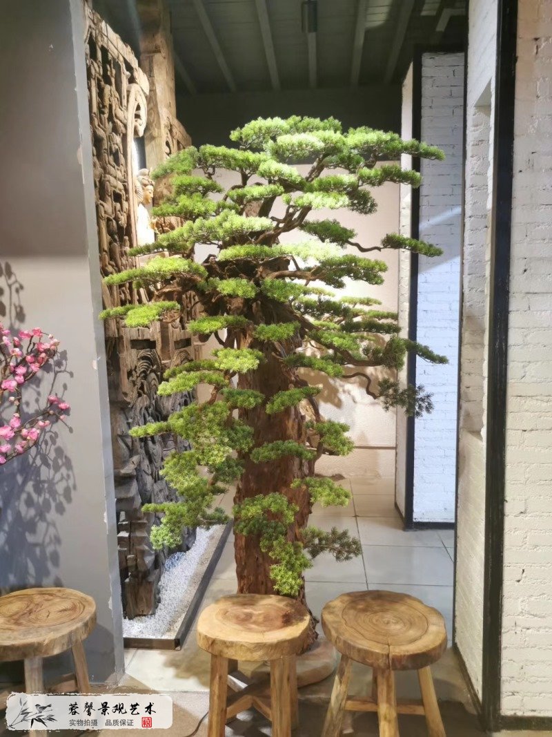仿真迎客松獨立成景