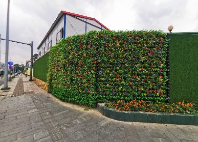 室外圍擋仿真綠植墻