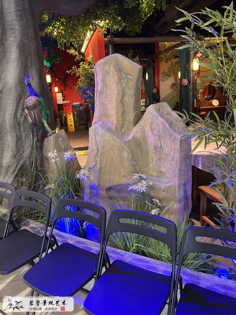 餐廳仿真植物造景