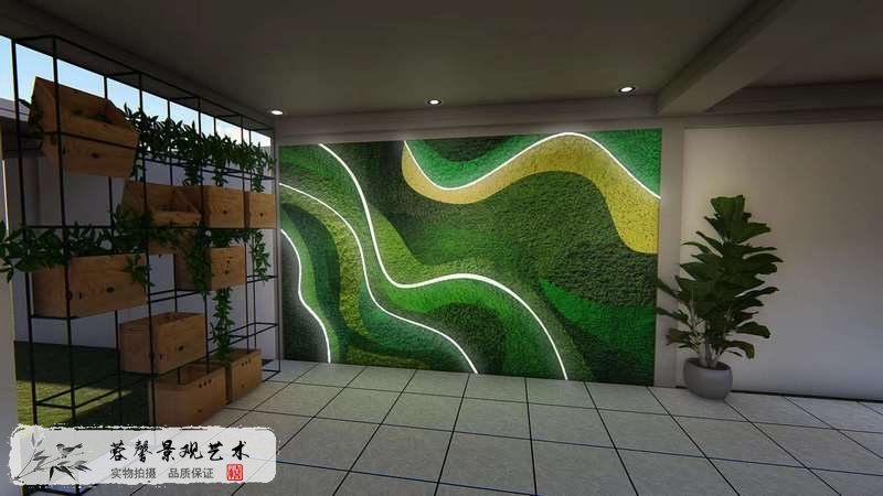 黨群服務(wù)中心植物墻