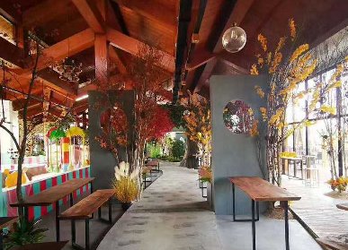 生態(tài)餐廳造景