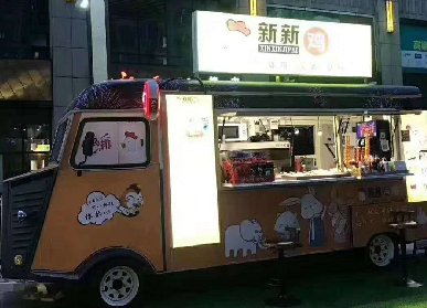 快餐玻璃鋼餐車