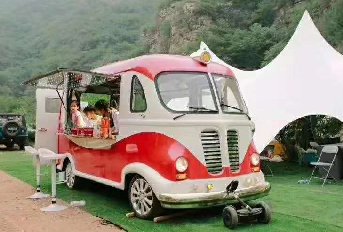 冰激凌玻璃鋼餐車