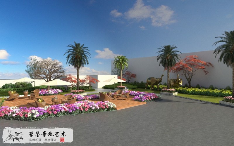 樣板房景觀效果圖