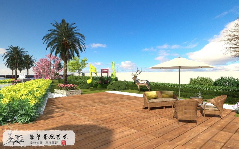 樣板房景觀效果圖