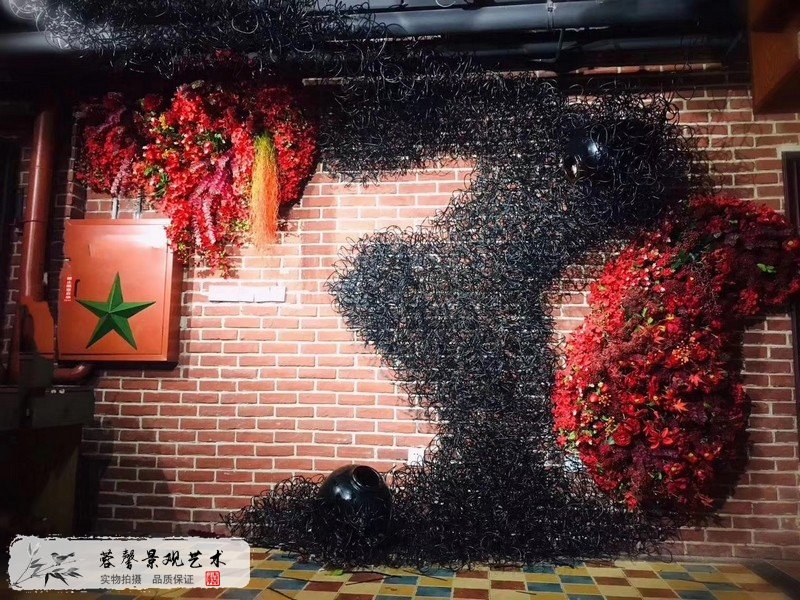餐吧花藝軟裝