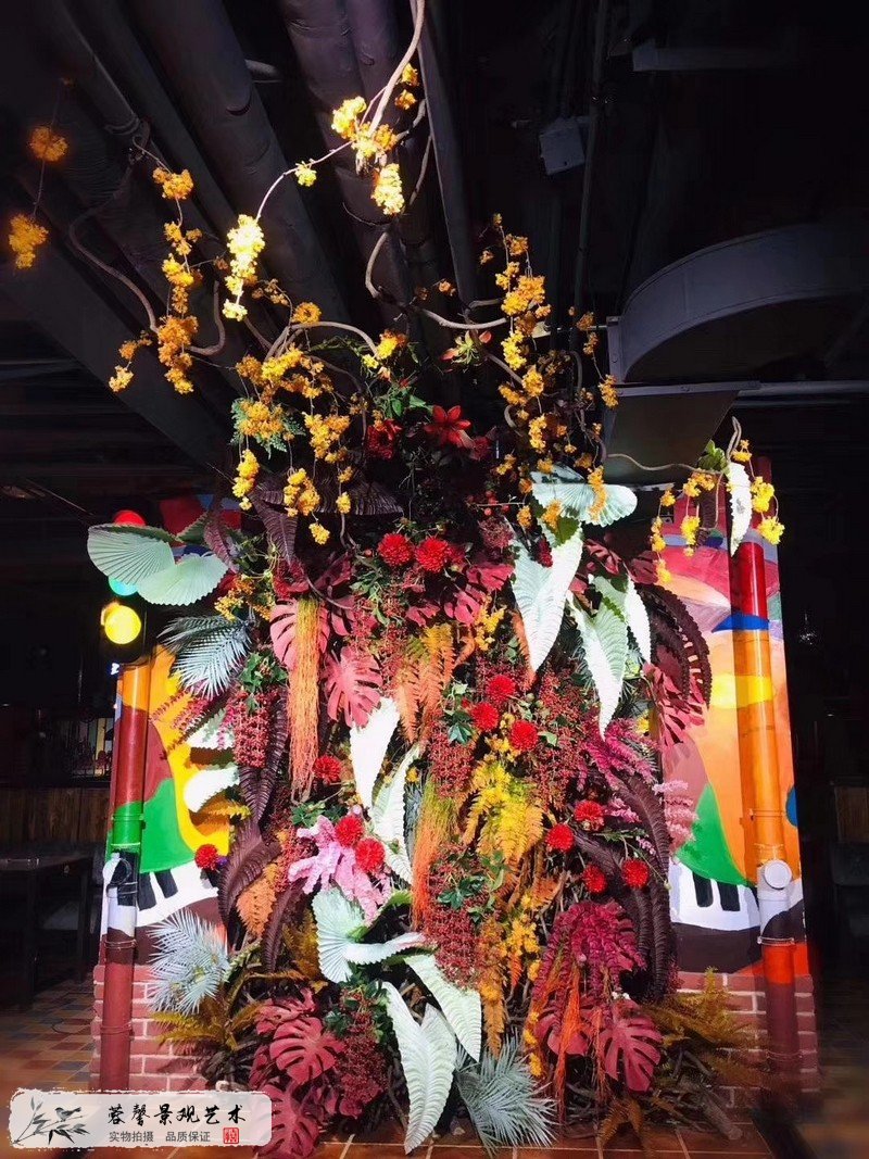餐吧花藝軟裝