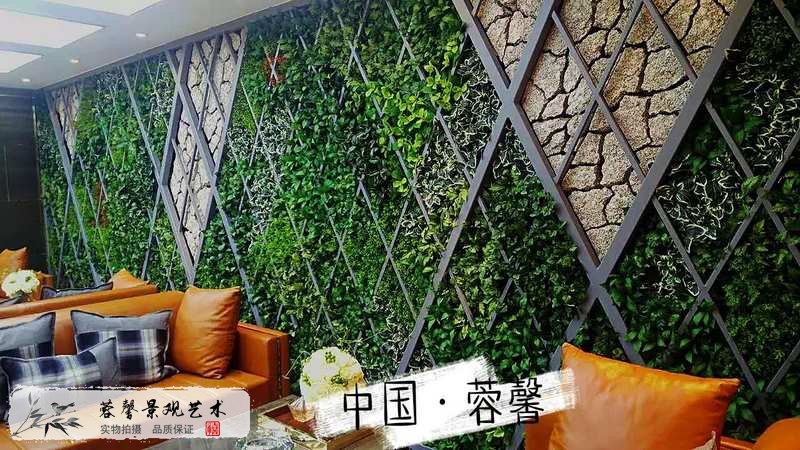 戶外幕墻仿真植物墻
