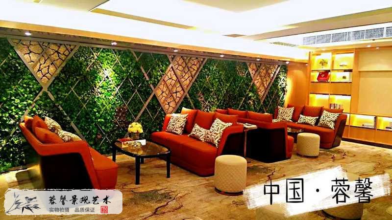 戶外幕墻仿真植物墻