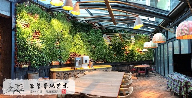 餐廳綠植墻