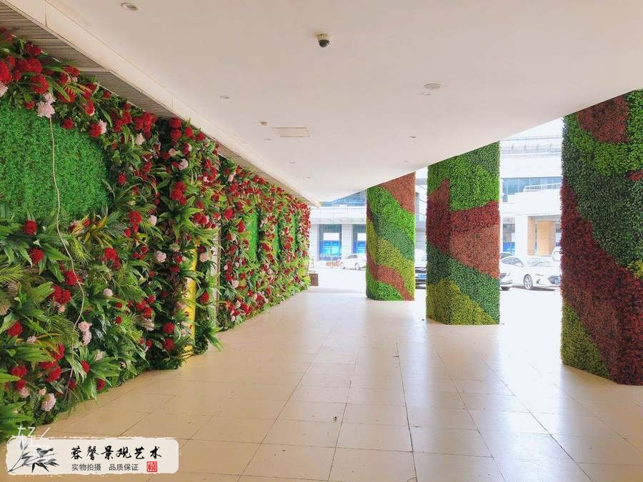 仿真植物墻打理