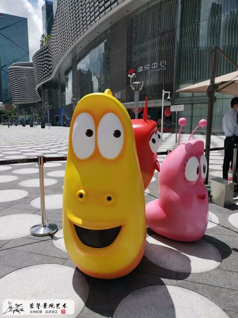 爆笑蟲子玻璃鋼雕塑IP