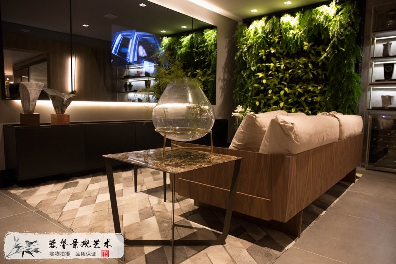 客廳植物墻