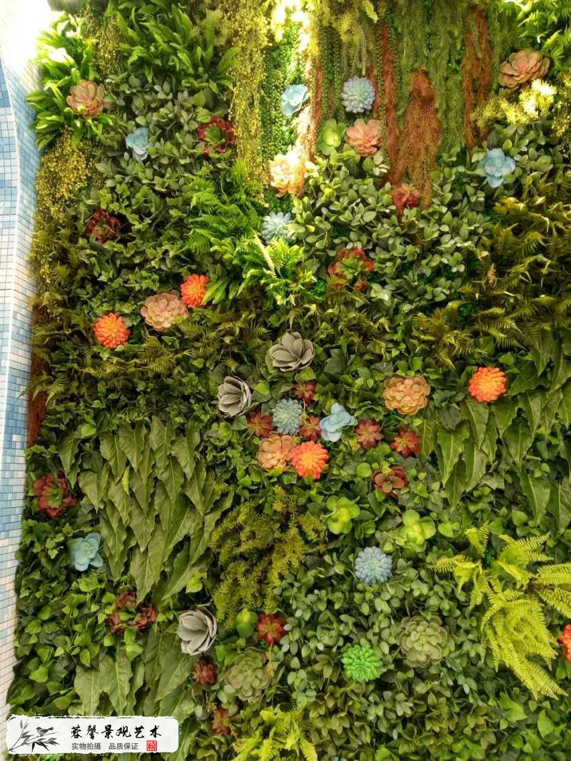 家具賣場仿真植物墻