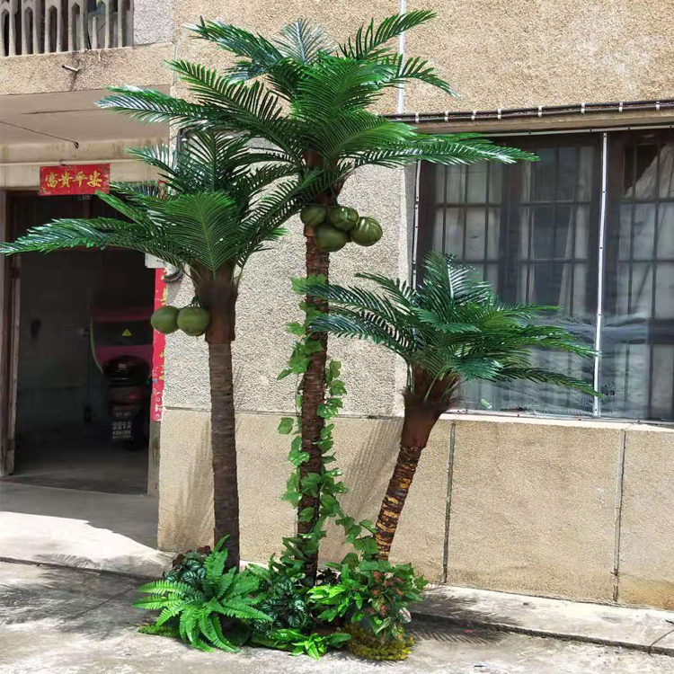 用仿真樹，營造自然好風光